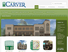 Tablet Screenshot of cityofcarver.com